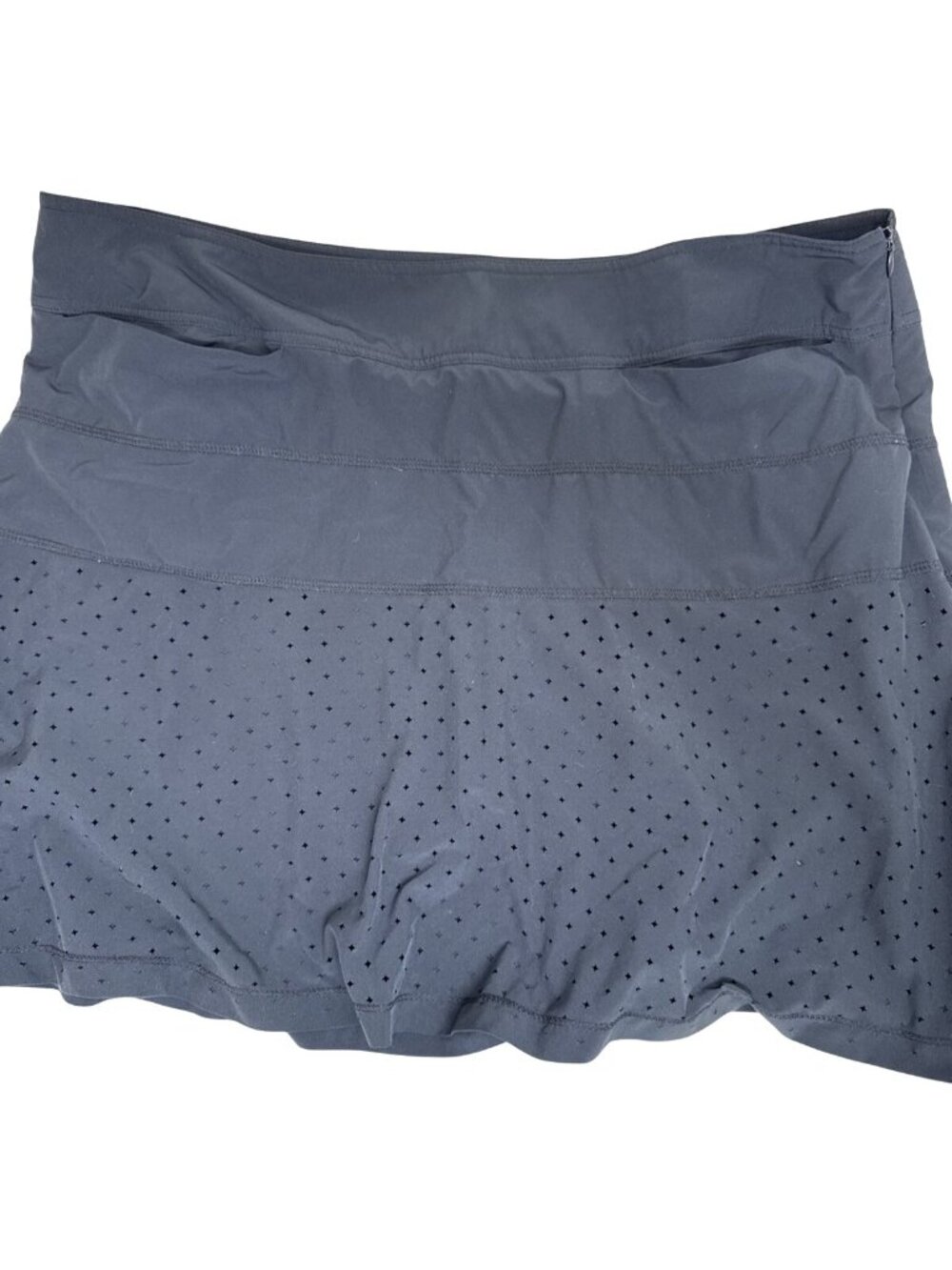 Chase54 Womens Golf Skort Perforated Black 14